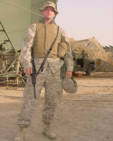 Corporal Daniel Logan in Iraq