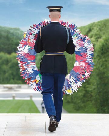 Tomb of the Unknown Soldier TAPS Kids Wreath Laying