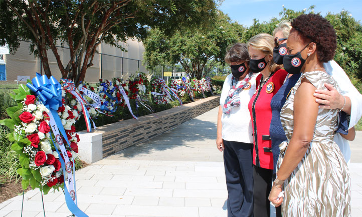 Bonnie Carroll and survivors at special Pentagon observance 