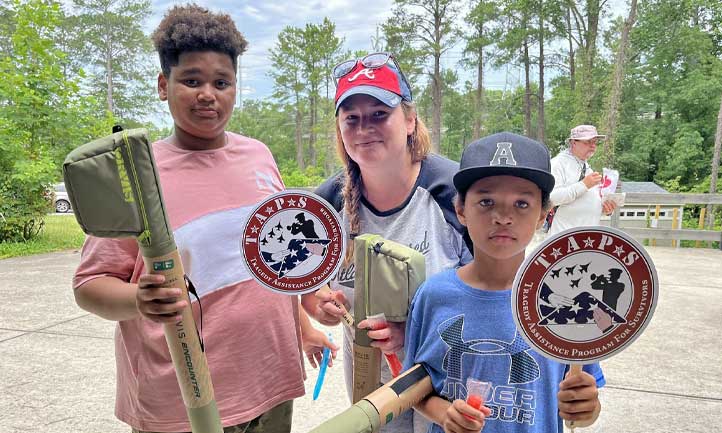 TAPS Families in Georgia Fly Fishing event