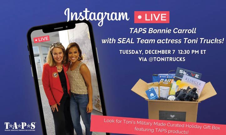 Toni Trucks featured TAPS in her curated holiday gift box 