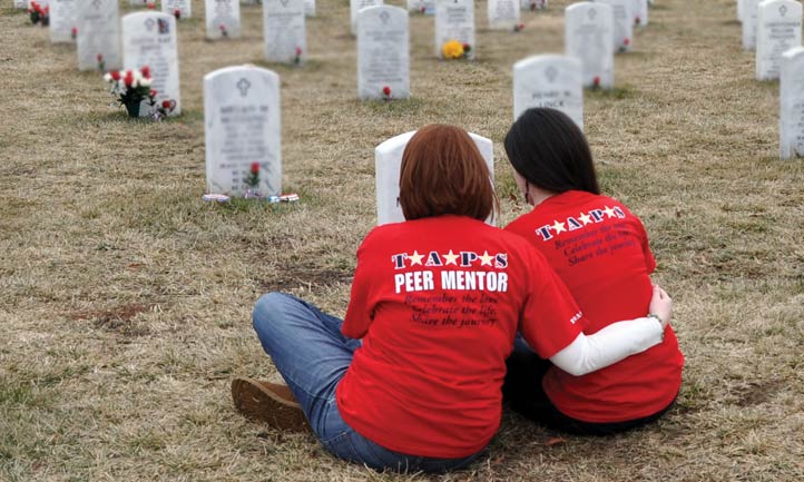 Peer Mentors at Arlington Cemetery