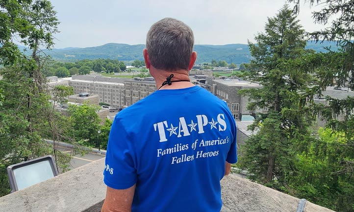 West Point View Point while at Massachusetts Men's Retreat