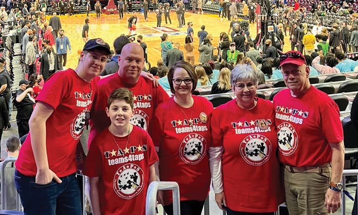 Jeffries family at NBA All Star Game