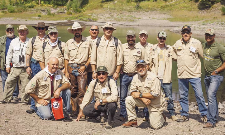 Larry Mace on a TAPS Montana Men's Retreat