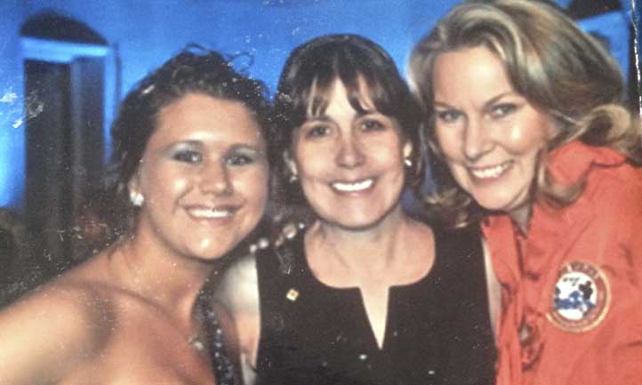 Nichole Haycock, Ashlynne Haycock-Lohmann and Bonnie Carroll