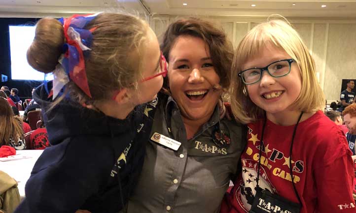 Ashlynne and TAPS Good Grief Campers