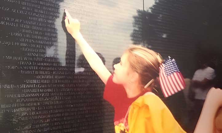 Ashlynne Haycock-Lohmann at TAPS Good Grief Camp