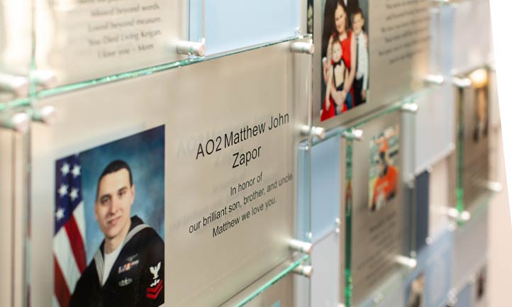 Tribute Wall at TAPS Headquarters