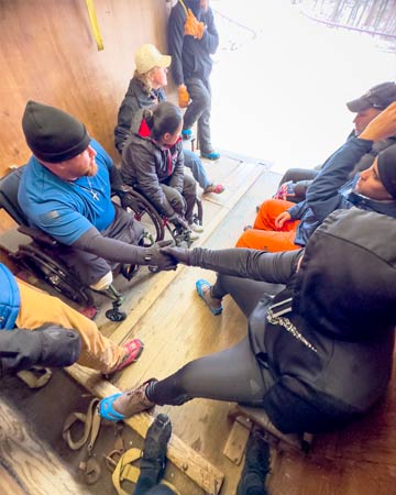 Blobsled team, Lake Placid