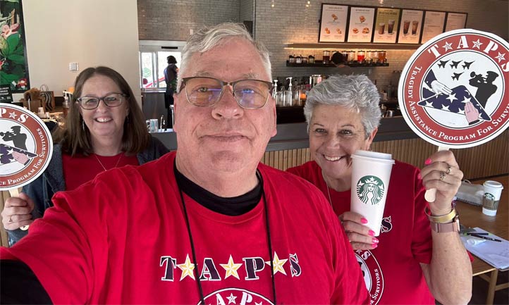 TAPS Survivors at a local Starbucks
