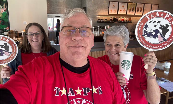 Survivors at TAPS Together event - Starbucks Meet and Greet