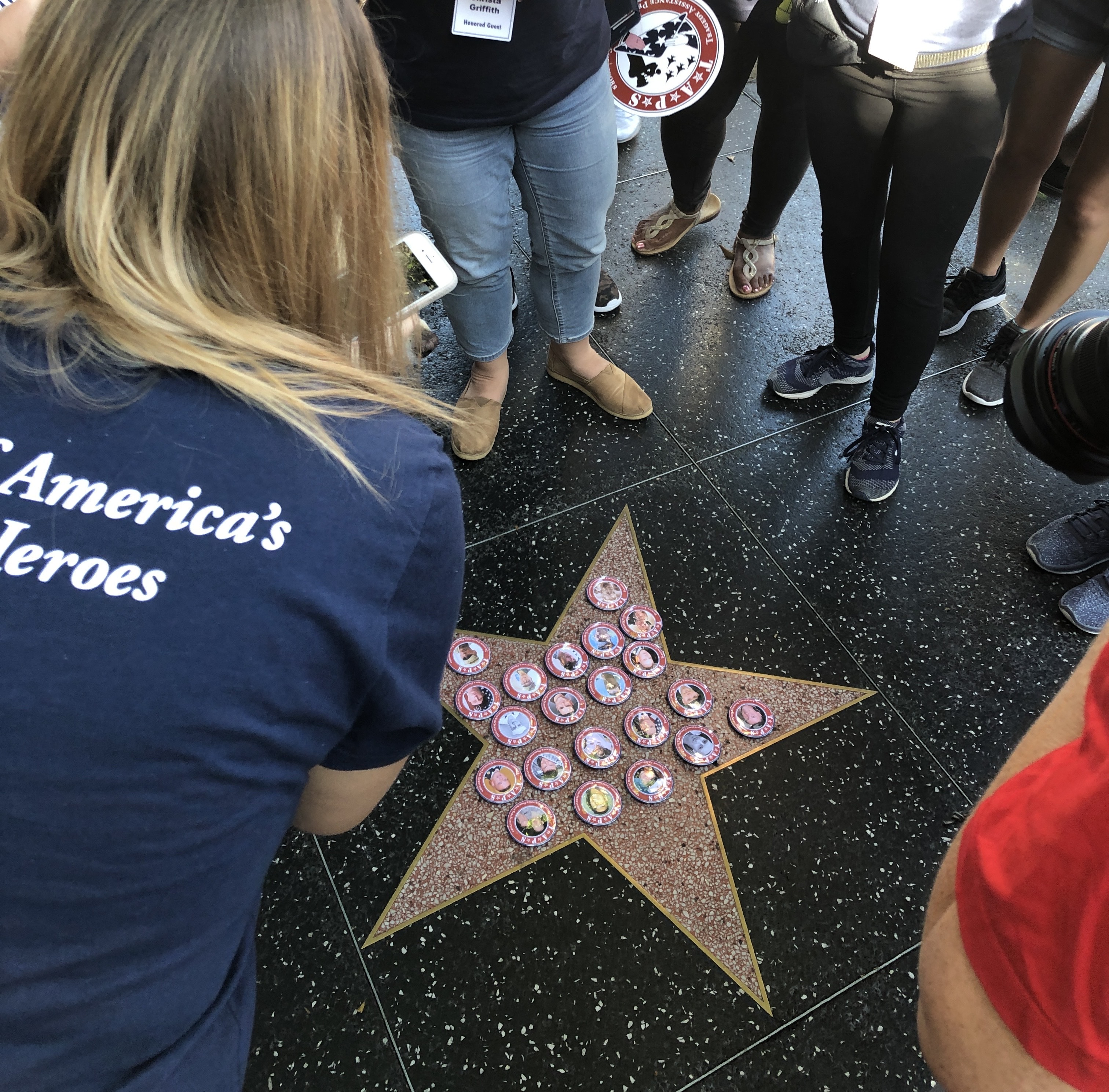 Photo of survivor at the Hollywood Stars 