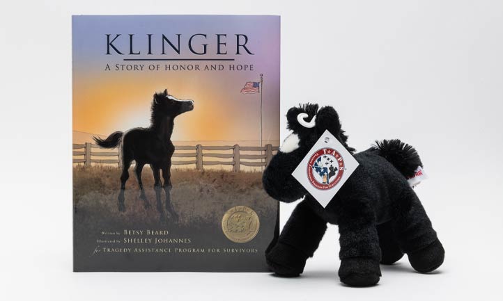 Klinger book and plush toy