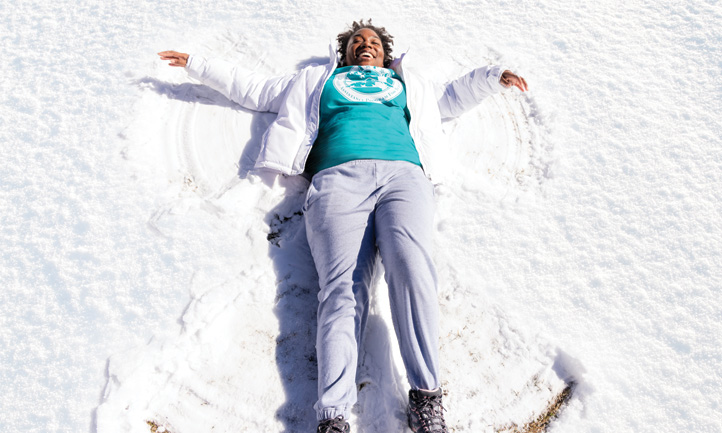 friends greet each other