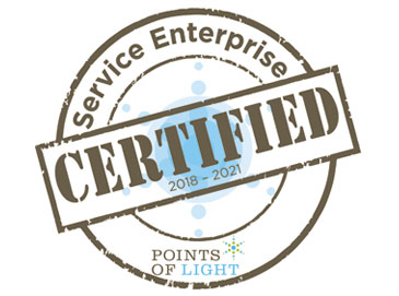 points of light certified 2018 to 2021 logo