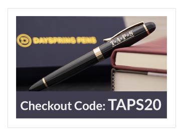 Dayspring Pens - Use Checkout Code: TAPS20